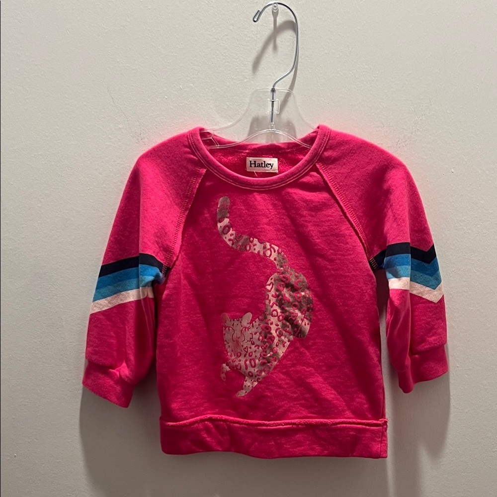 Hatley Pink Sweatshirt with Animal Graphic